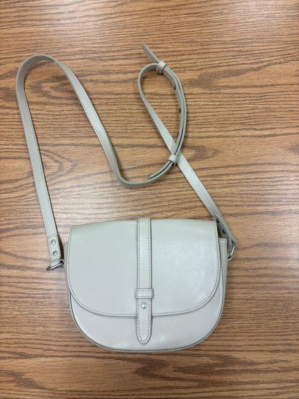 American Eagle crossbody bag, leather, made in Italy